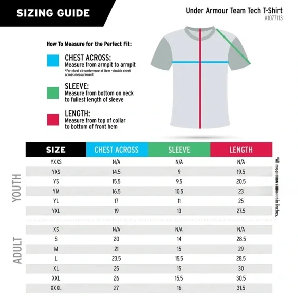 Lot of 2x NWT [Under Armour] Team Tech Short-Sleeve Shirt Carolina/Sky Blue Y M - Picture 11 of 12